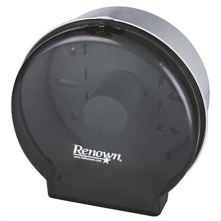 Renown Black single Jr Jumbo Toilet Paper Dispenser REN05151-IB